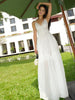 Clara | Ärmelloses, hinten offenes Knotted Cami Maxikleid