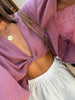 Clara | Elegante Bluse mit Knotenfront