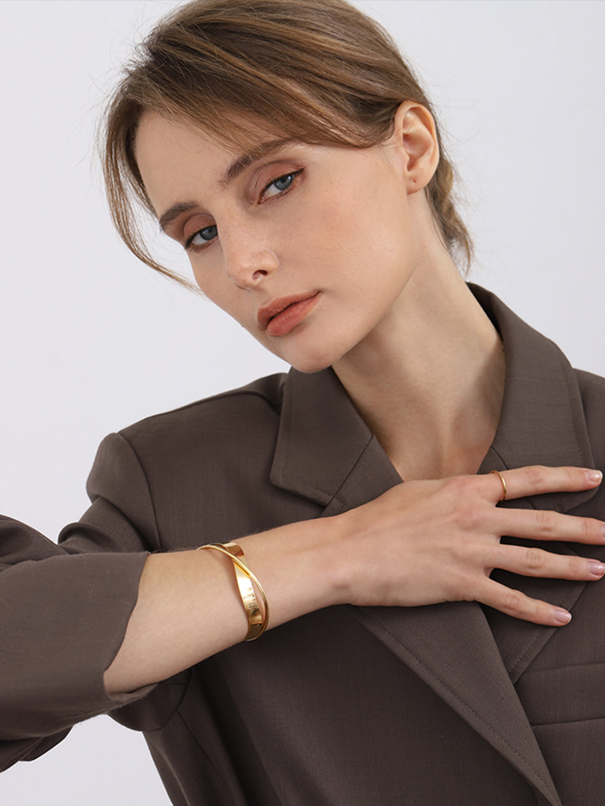 Max | Elegantes Flachmundiges Armband aus Titanstahl