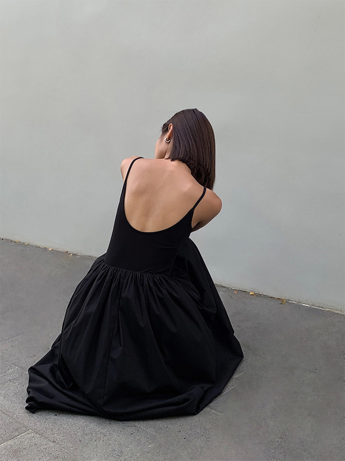 Mia | Patchwork-Taschen Baumwoll-Cami-Midikleid