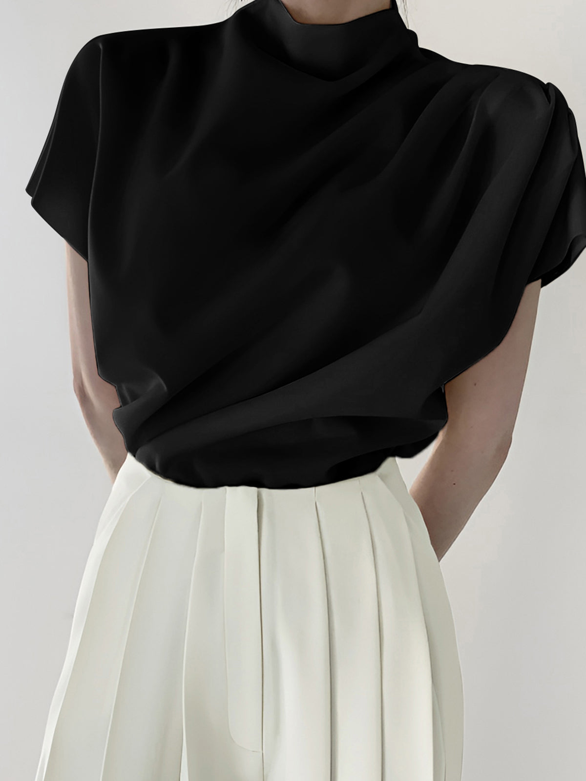 Lena | Minimalismus Kurzarmtop