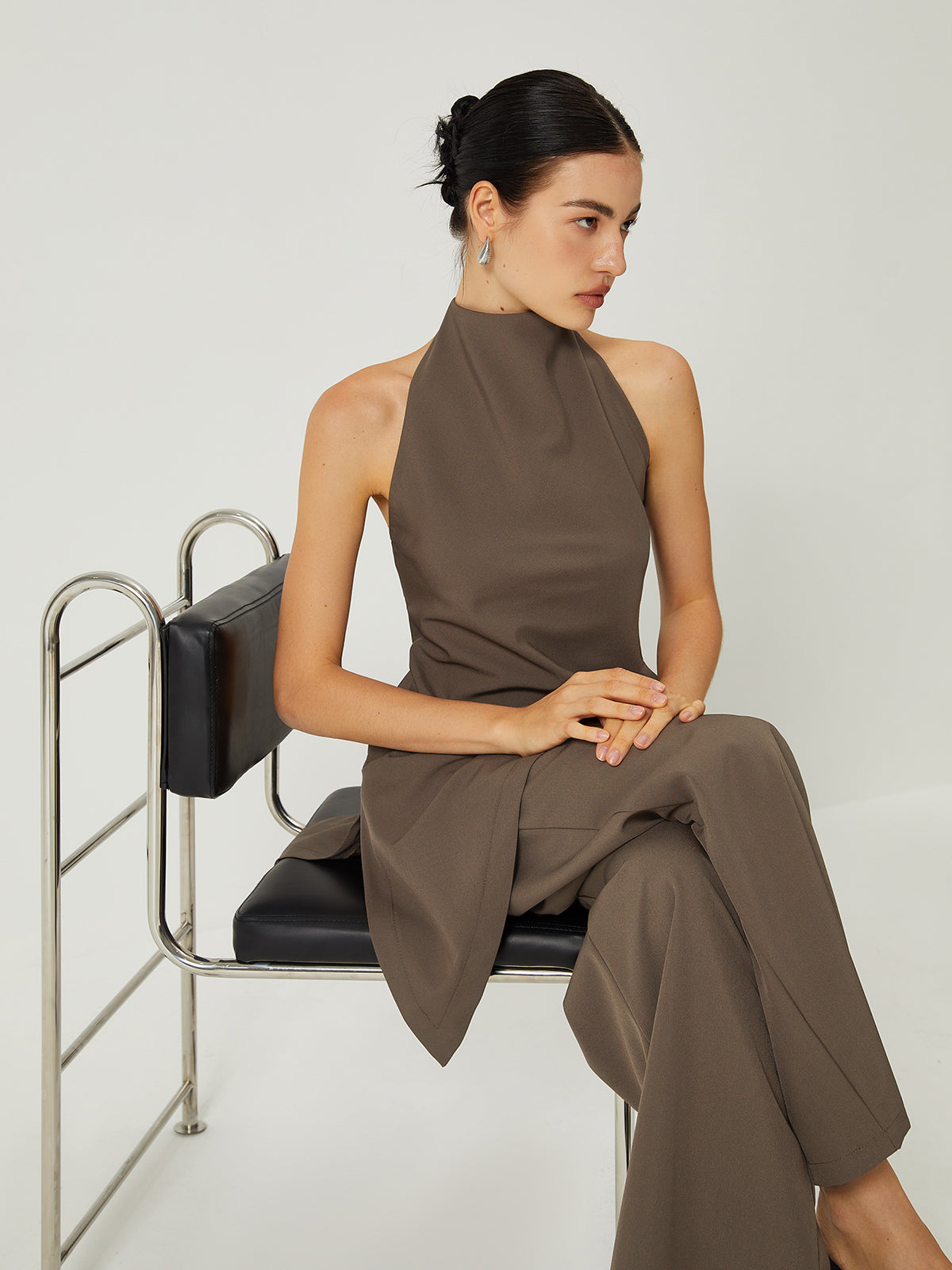 Clara | Elegantes Halterloses Top mit Langen Hosen