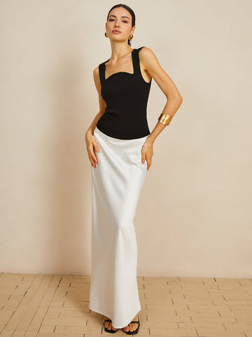 Clara | Elegantes Strick-Top mit Quadrat-Ausschnitt