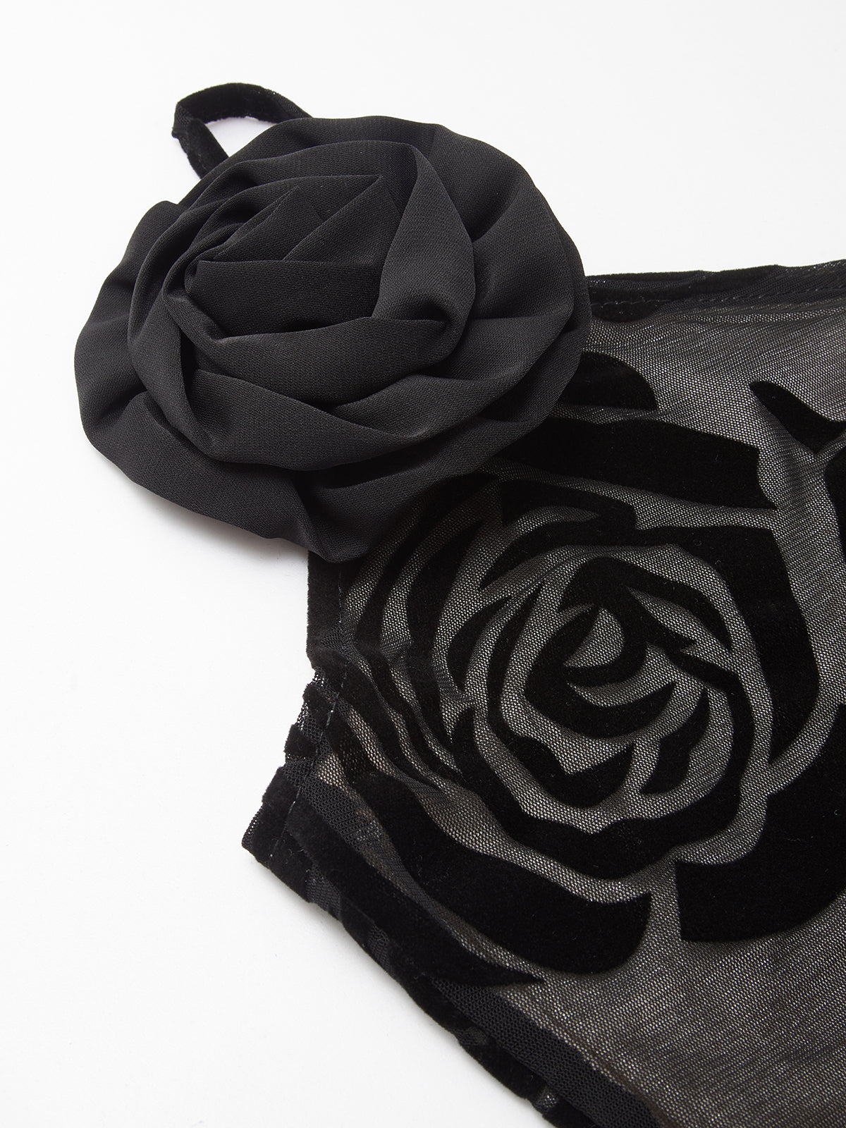 Emilia | Asymmetrisches Jacquard-Kleid mit Blumenmuster