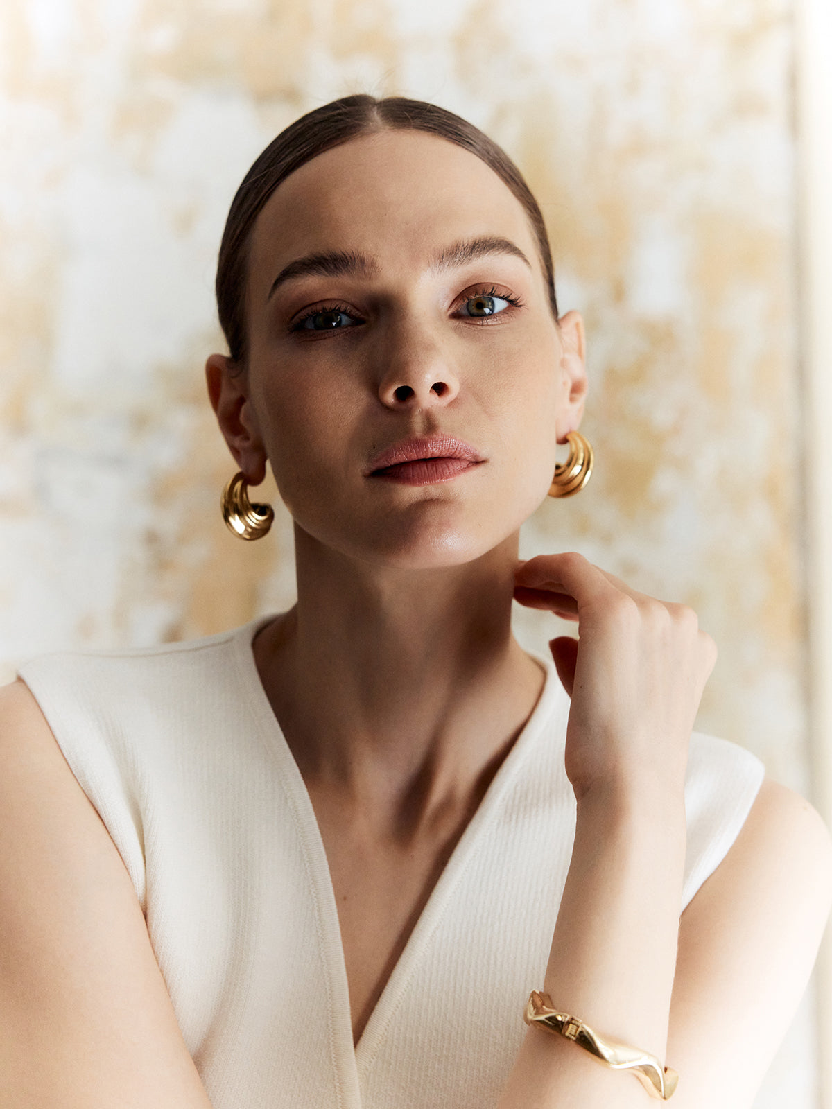 Lena | Elegante Schneckenstil-Ohrringe