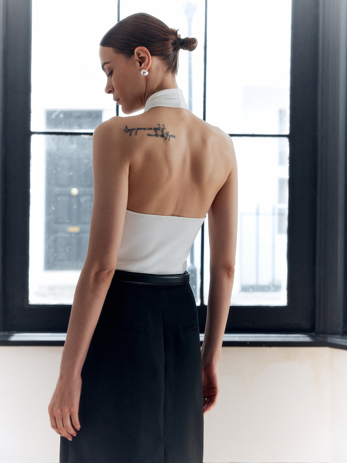 Mia | Halter Criss Cross Rückfreies Stricktop