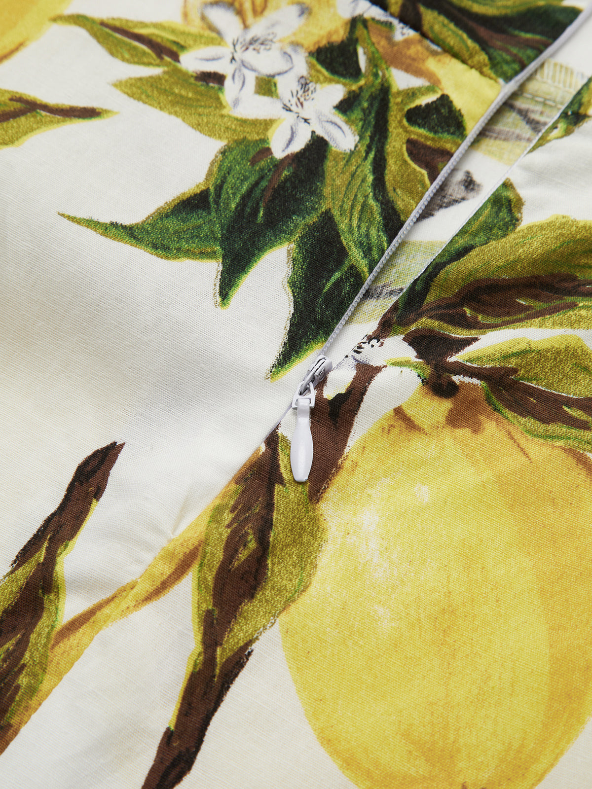 Clara | Druck Baumwolle Halter Kleid mit Herzkragen