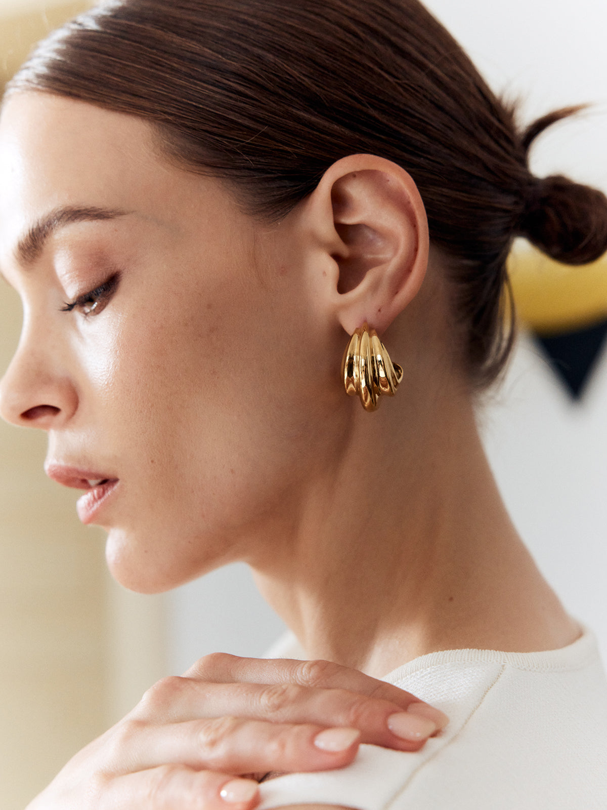 Lena | Elegante Schneckenstil-Ohrringe