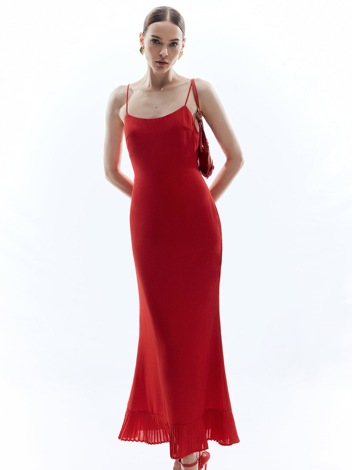 Clara | Elegantes rückenfreies Maxikleid