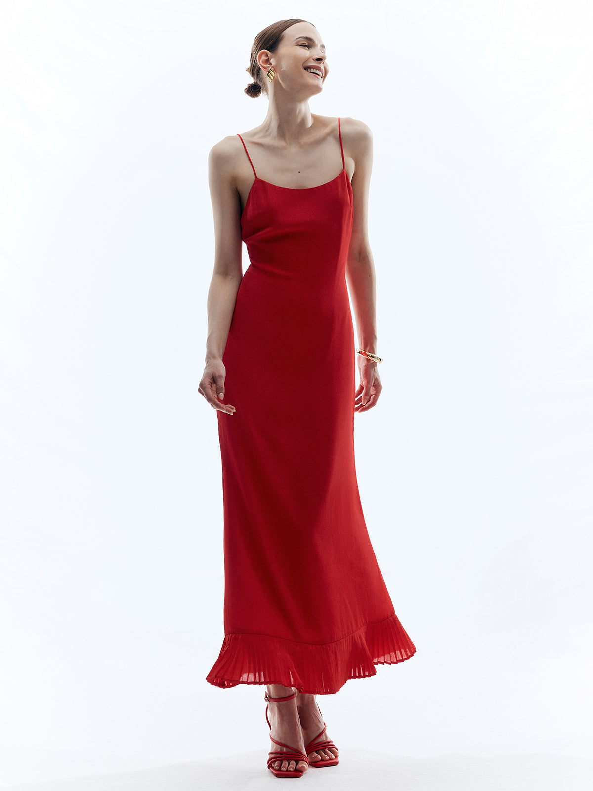 Clara | Elegantes rückenfreies Maxikleid