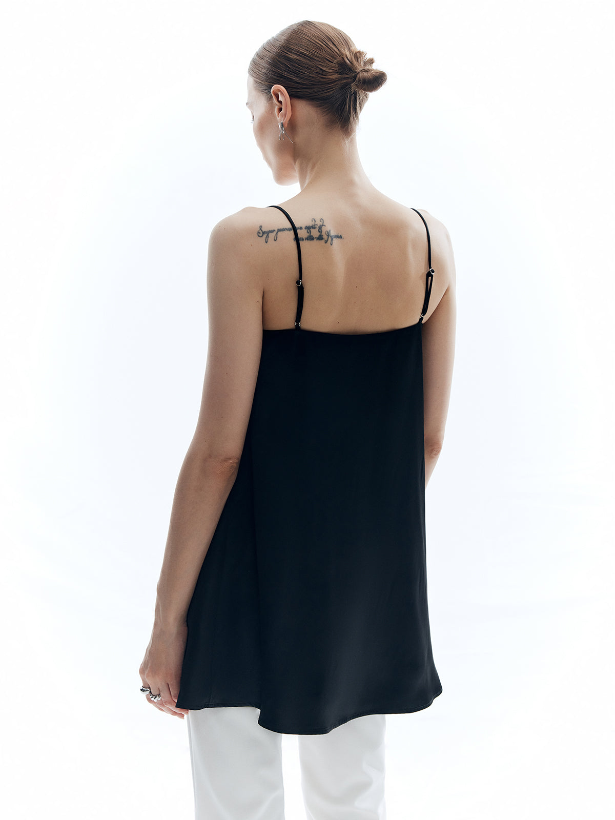 Clara | Elegantes Satin Tanktop ohne Ärmel