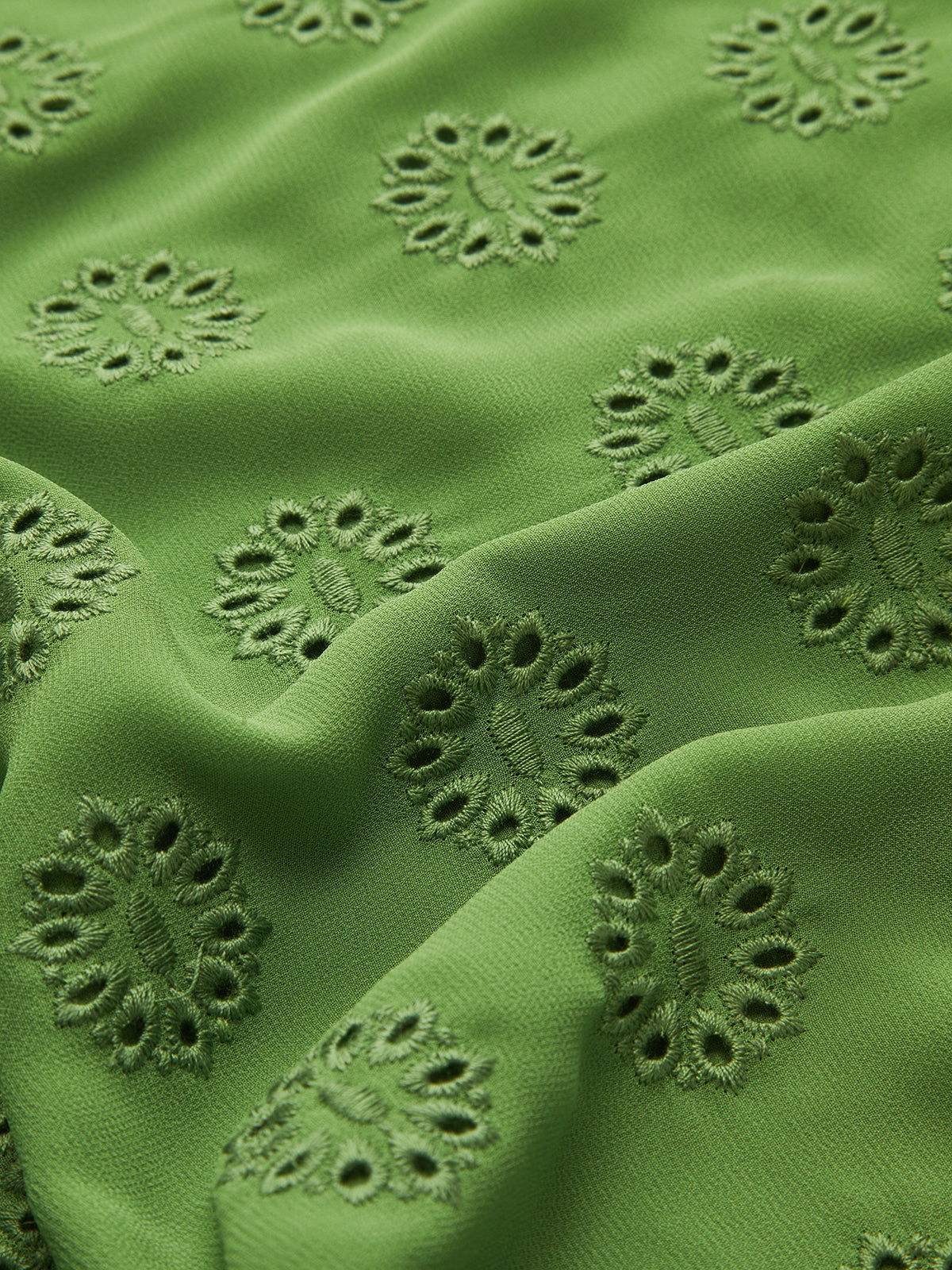 Anna | V-Ausschnitt Kleid aus Baumwollmischung mit Kordelzug