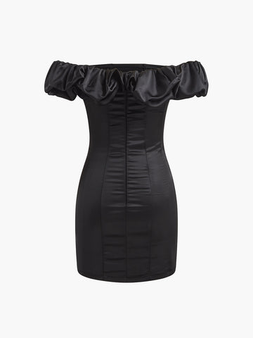 Raffaela | Verführerisches Rüschenkleid mit Reißverschluss