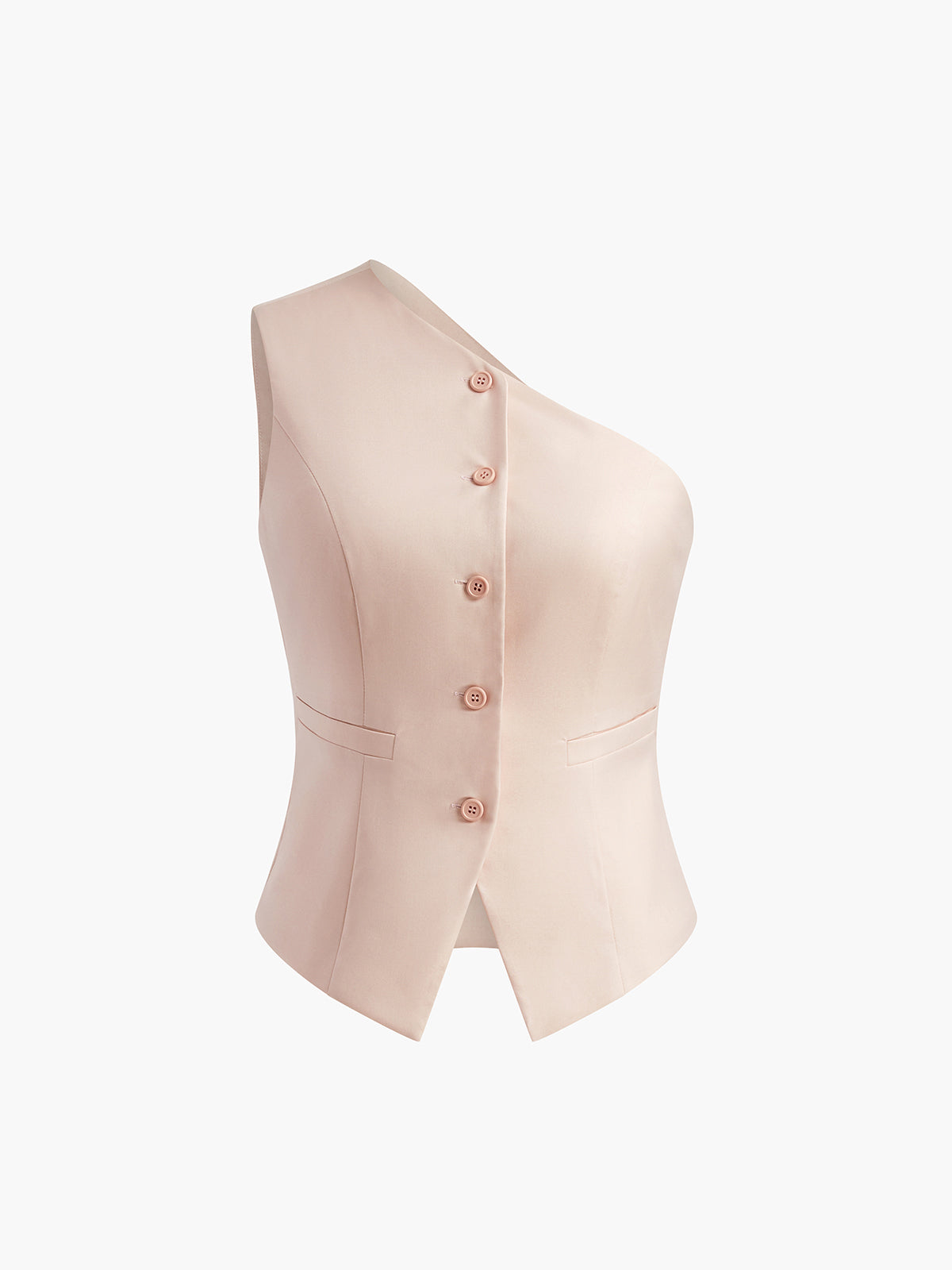 Emilia | Asymmetrisches Tanktop mit Knopfverschluss