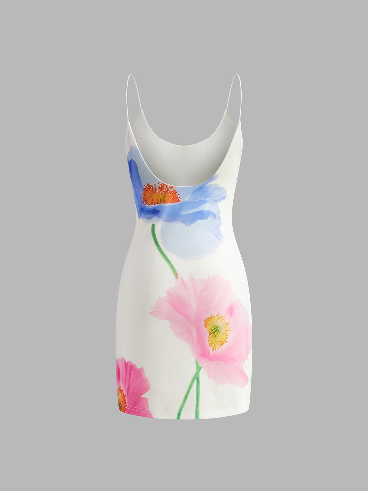 Mia | Rückenfreies, kurzes Kleid mit Blumenmuster