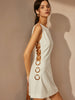 Clara | Ärmeloses O-Ring Cutout Kleid