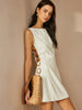 Clara | Ärmeloses O-Ring Cutout Kleid