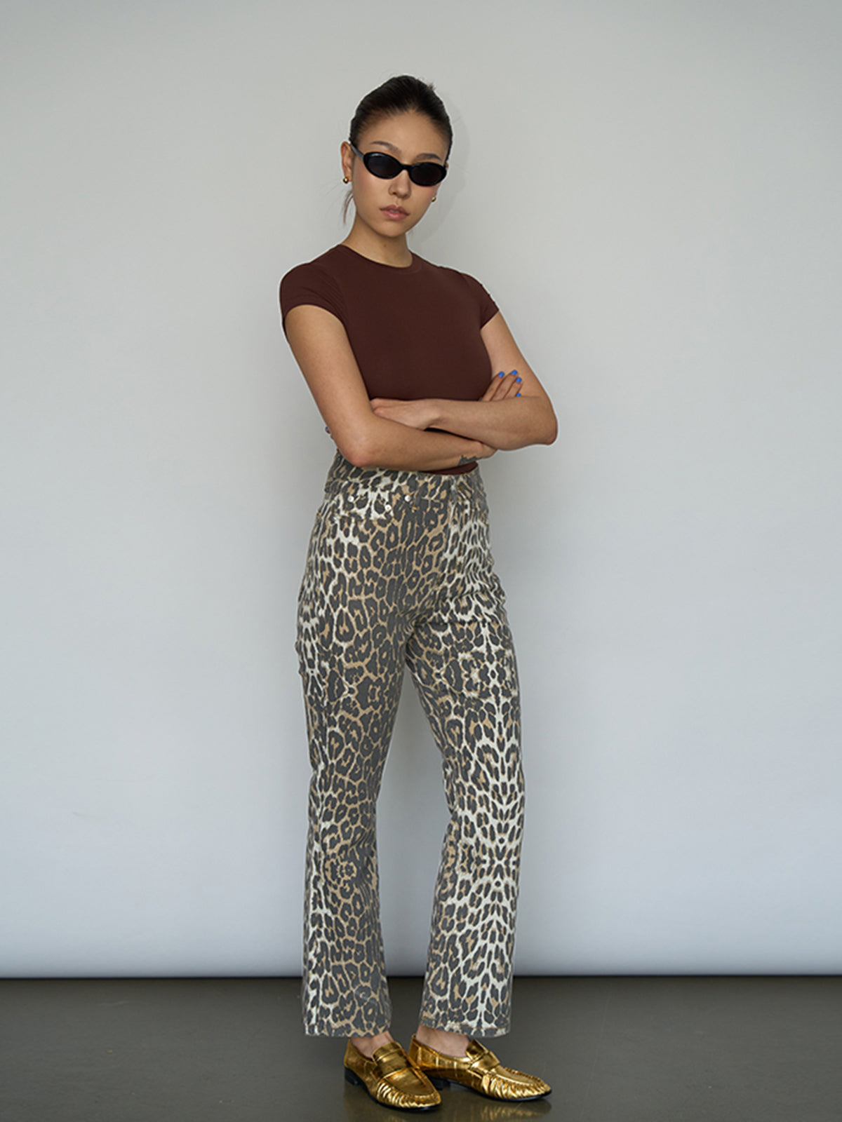 Tim | Dehnbares Crewneck T-Shirt