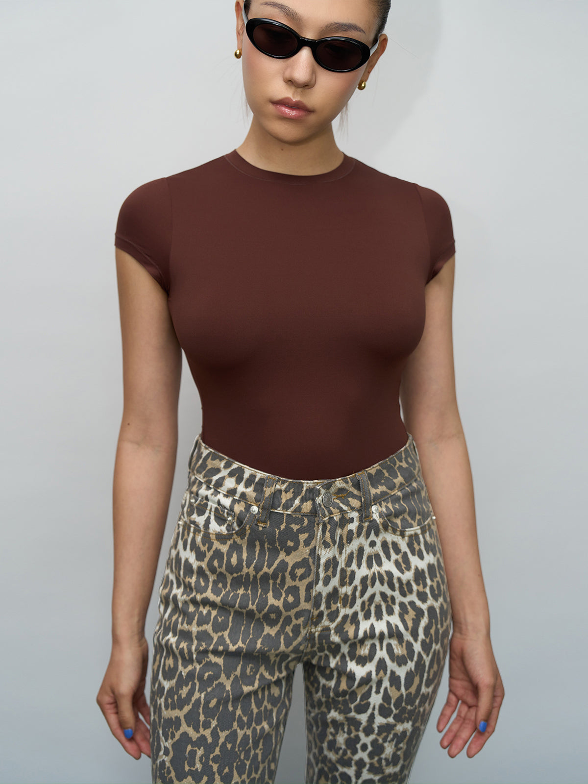 Tim | Dehnbares Crewneck T-Shirt