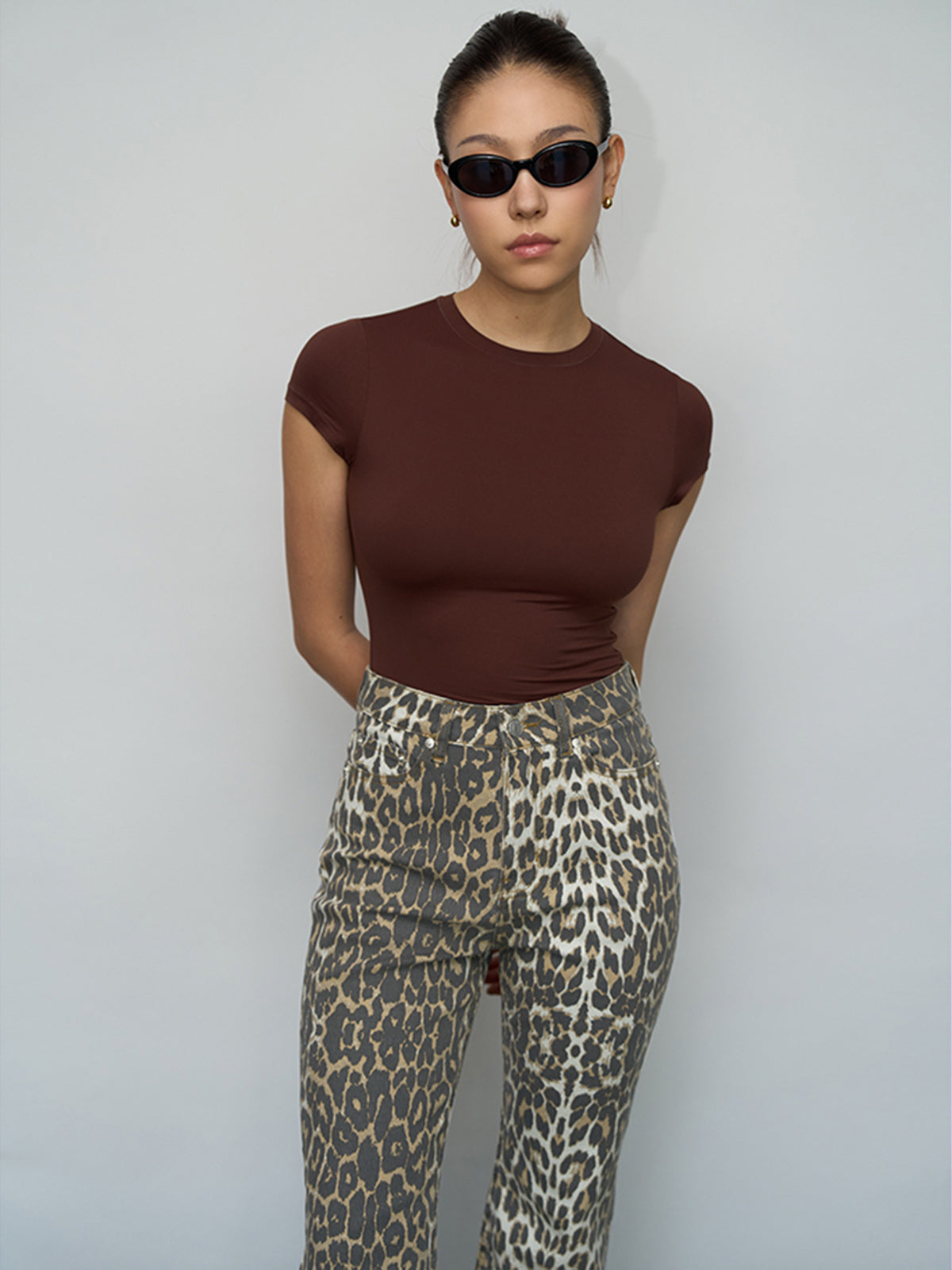 Tim | Dehnbares Crewneck T-Shirt