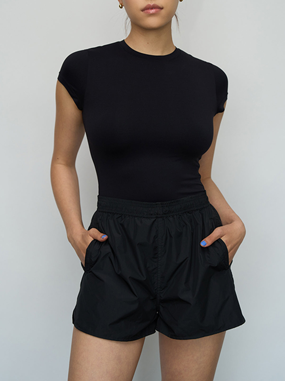 Tim | Dehnbares Crewneck T-Shirt