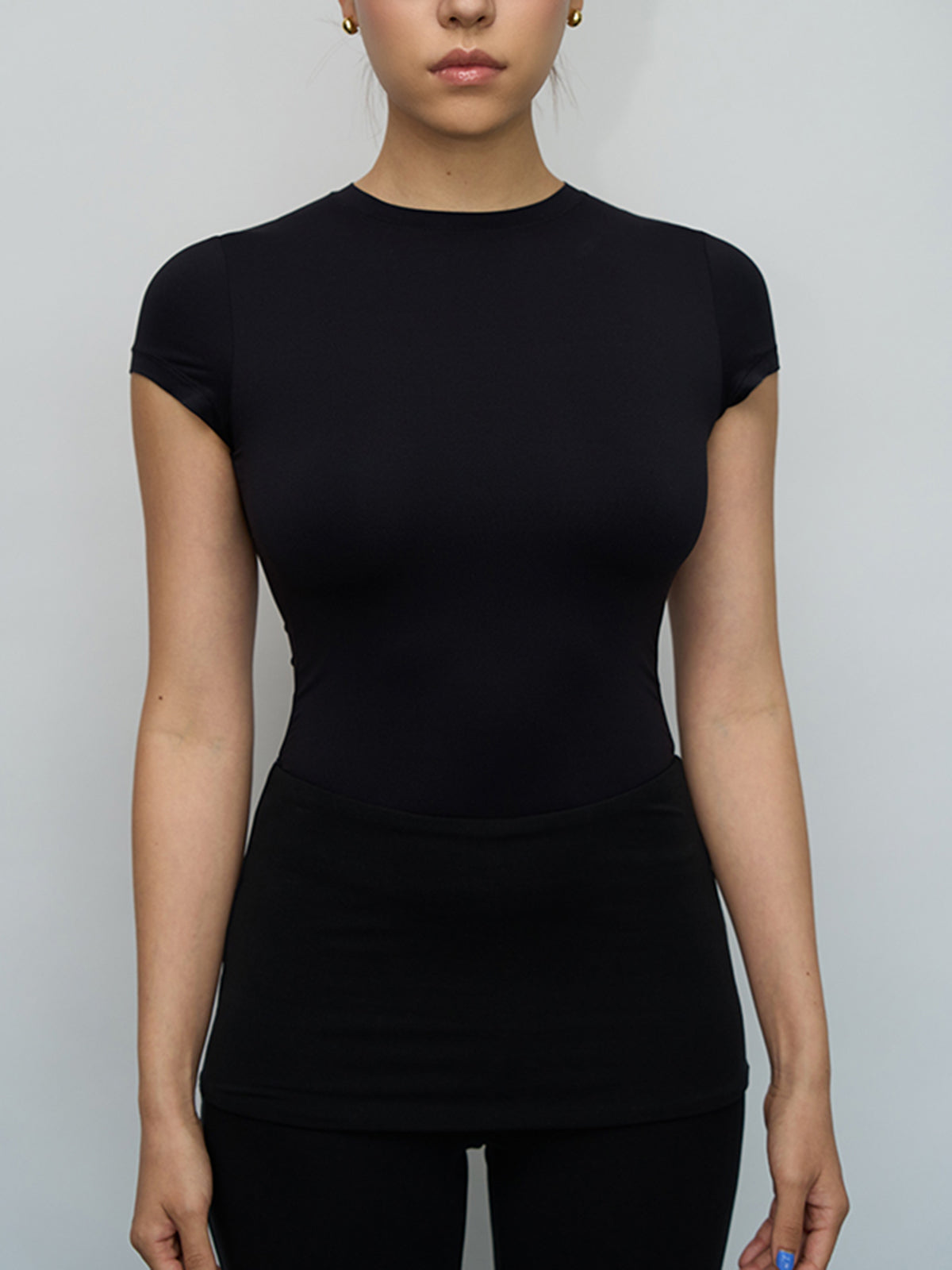 Tim | Dehnbares Crewneck T-Shirt