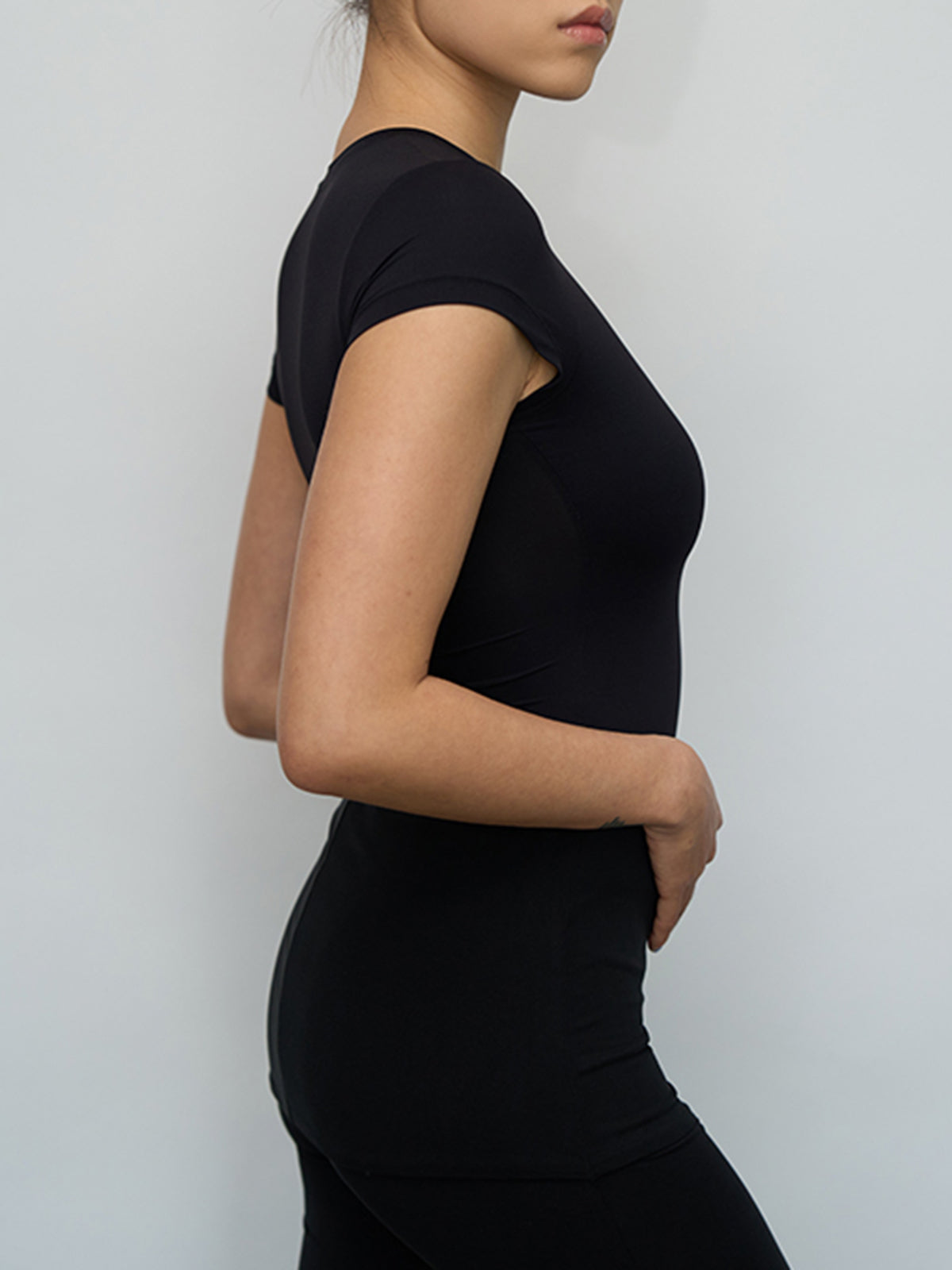 Tim | Dehnbares Crewneck T-Shirt