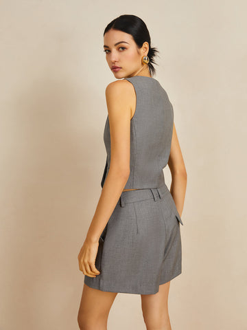 Max | Lässiges Shorts-Set mit V-Ausschnitt