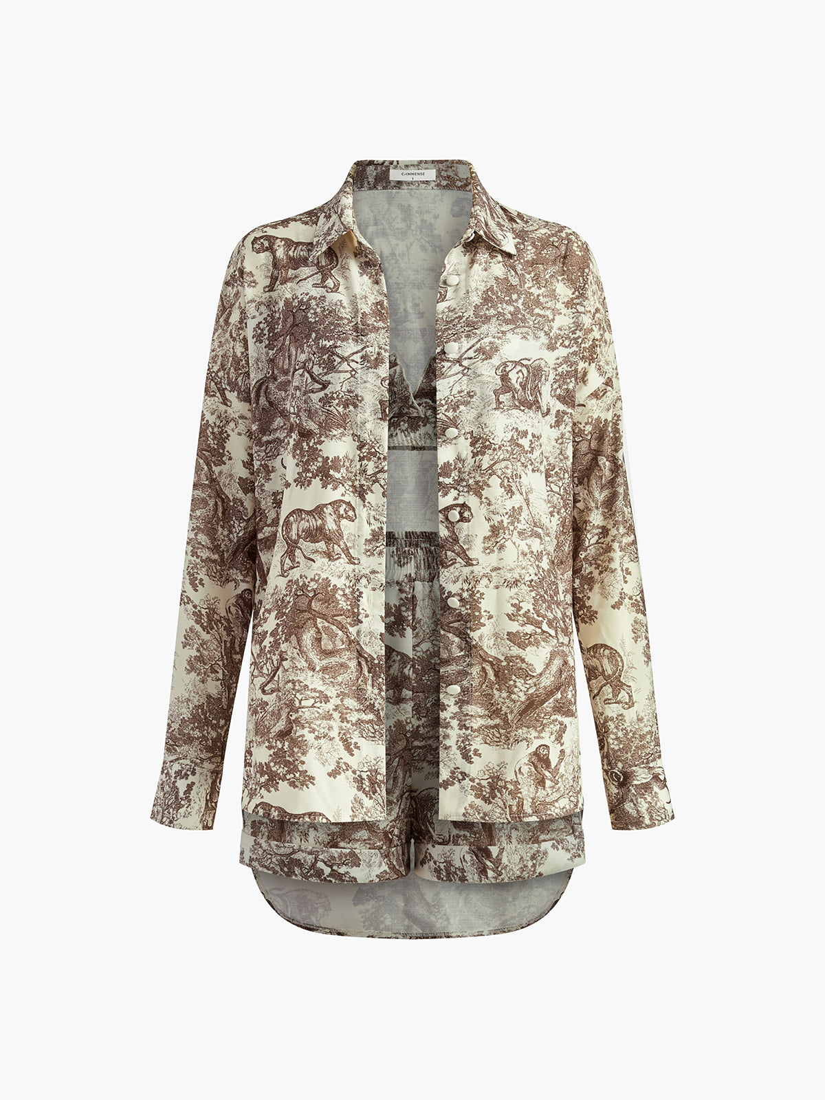 Leonie | Bezauberndes Blumenmuster Dreiteiler Set