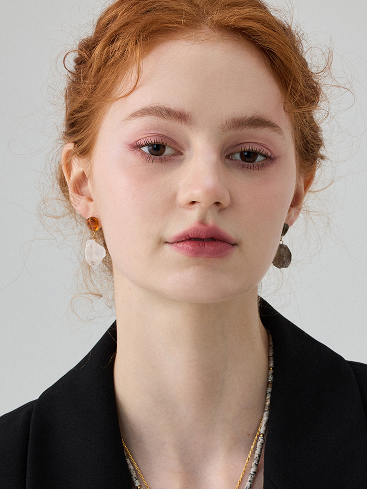 Leonie | Unregelmäßige Naturstein-Ohrringe