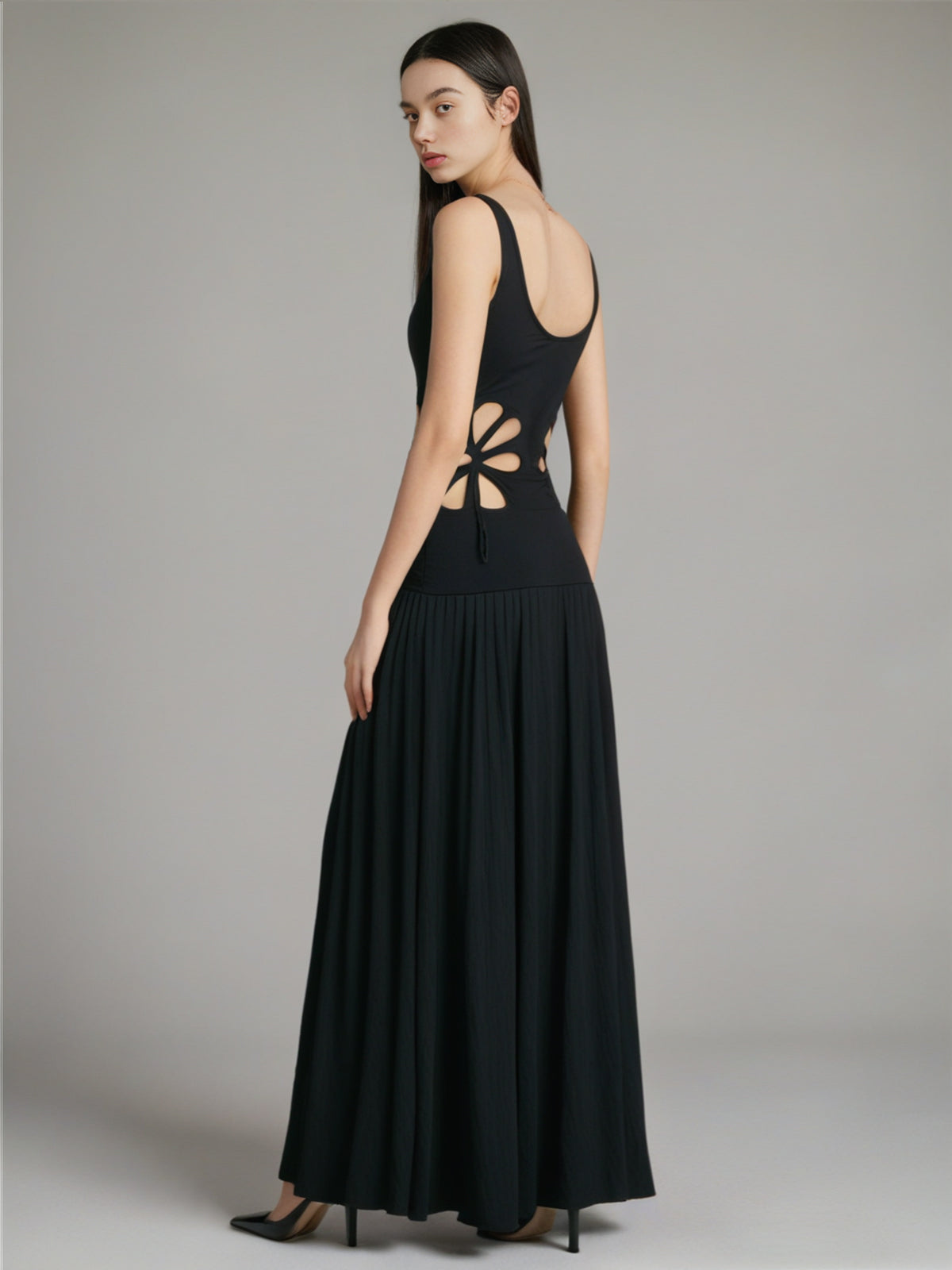 Anna | Bezauberndes Cutout-Maxikleid