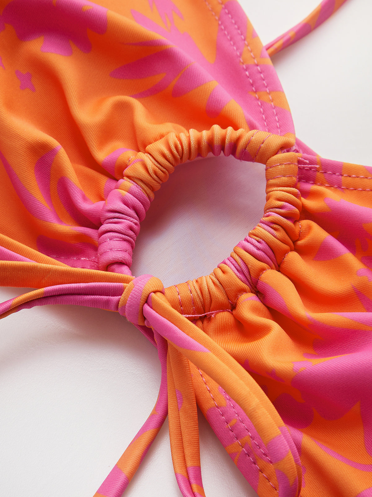 Romy | Gedrucktes Circle Cutout Bikini Set