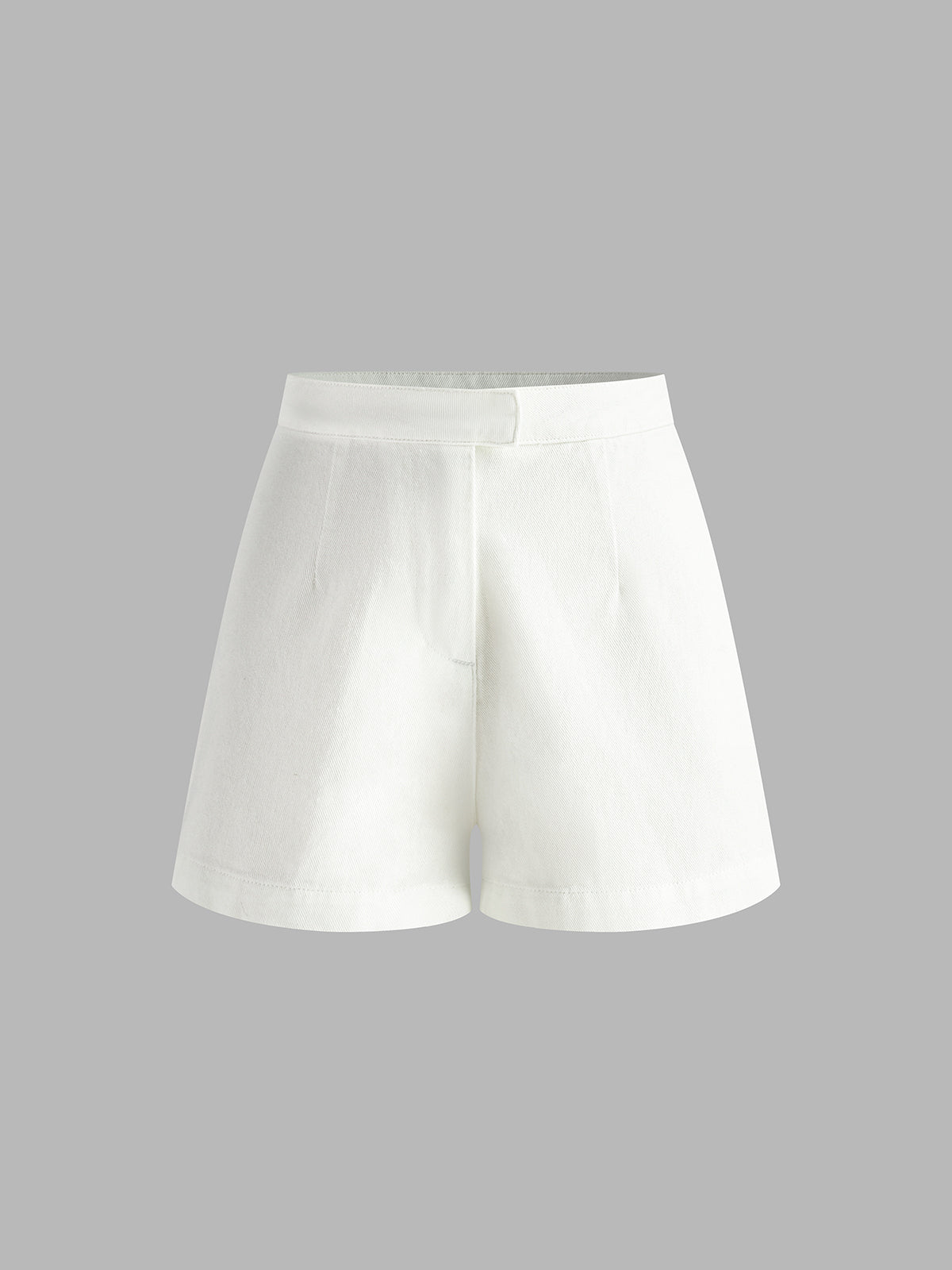 Lisa | Denim Peplum Set mit Shorts