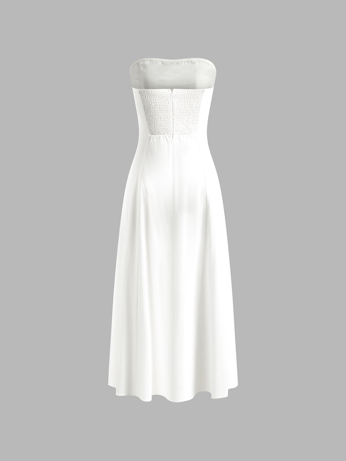 Clara | Elegantes Maxikleid mit Taschen aus Leinenmix