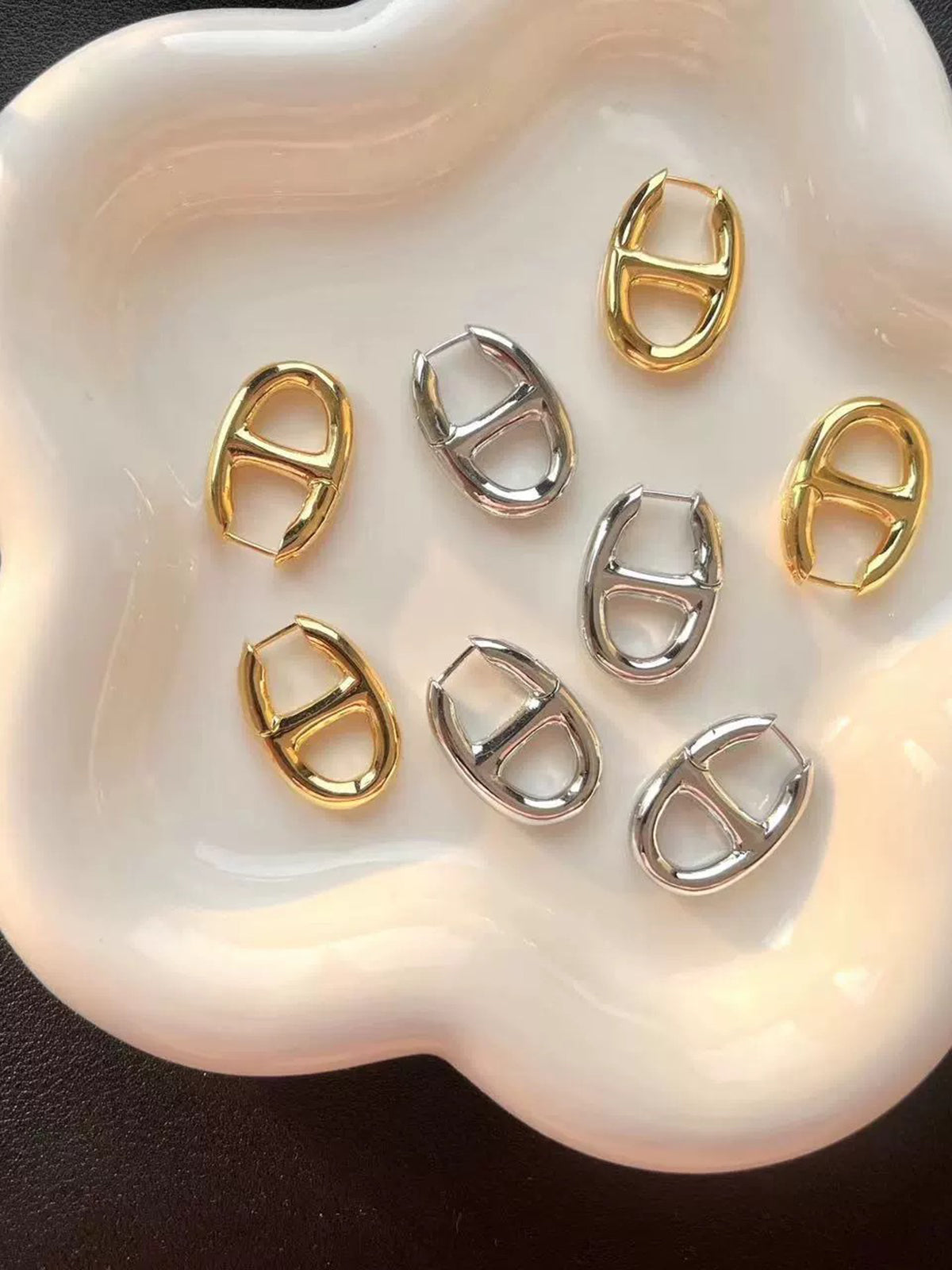 Klara | Funkelnde Nasenohrringe aus Gold