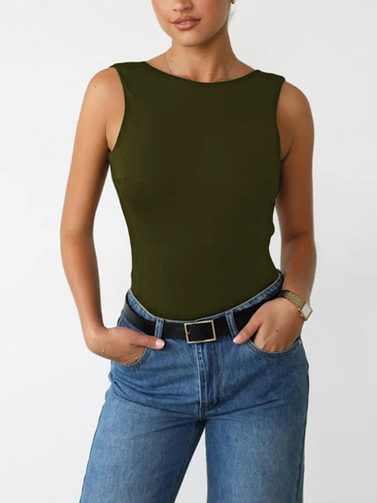 Clara | Slinky Bodysuit mit offenem Rücken