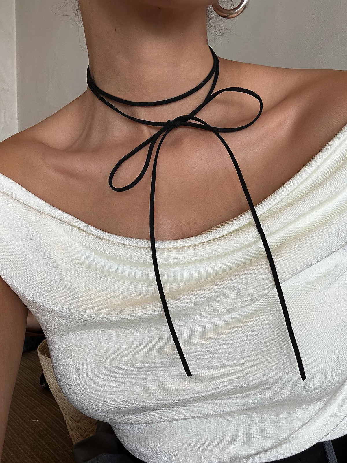 Clara | Elegante Cord Wrap Halskette