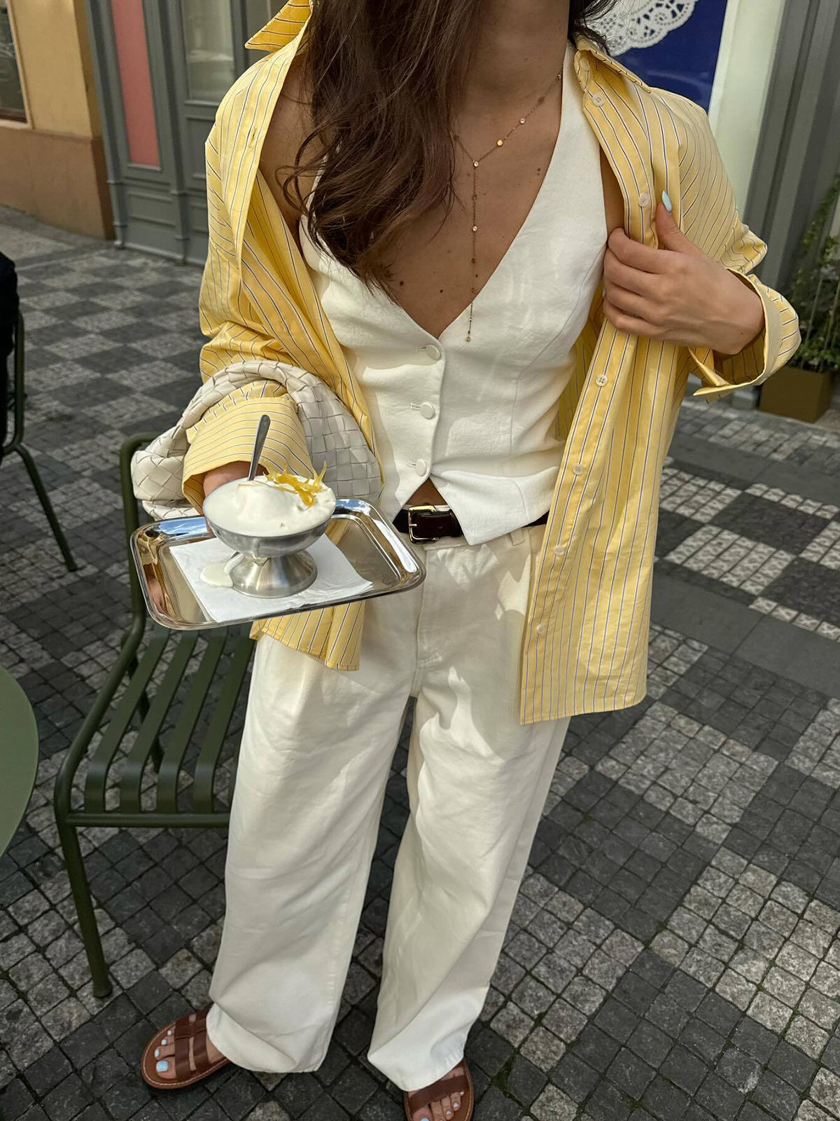 David | Lässiges langärmeliges Hemd mit Streifen