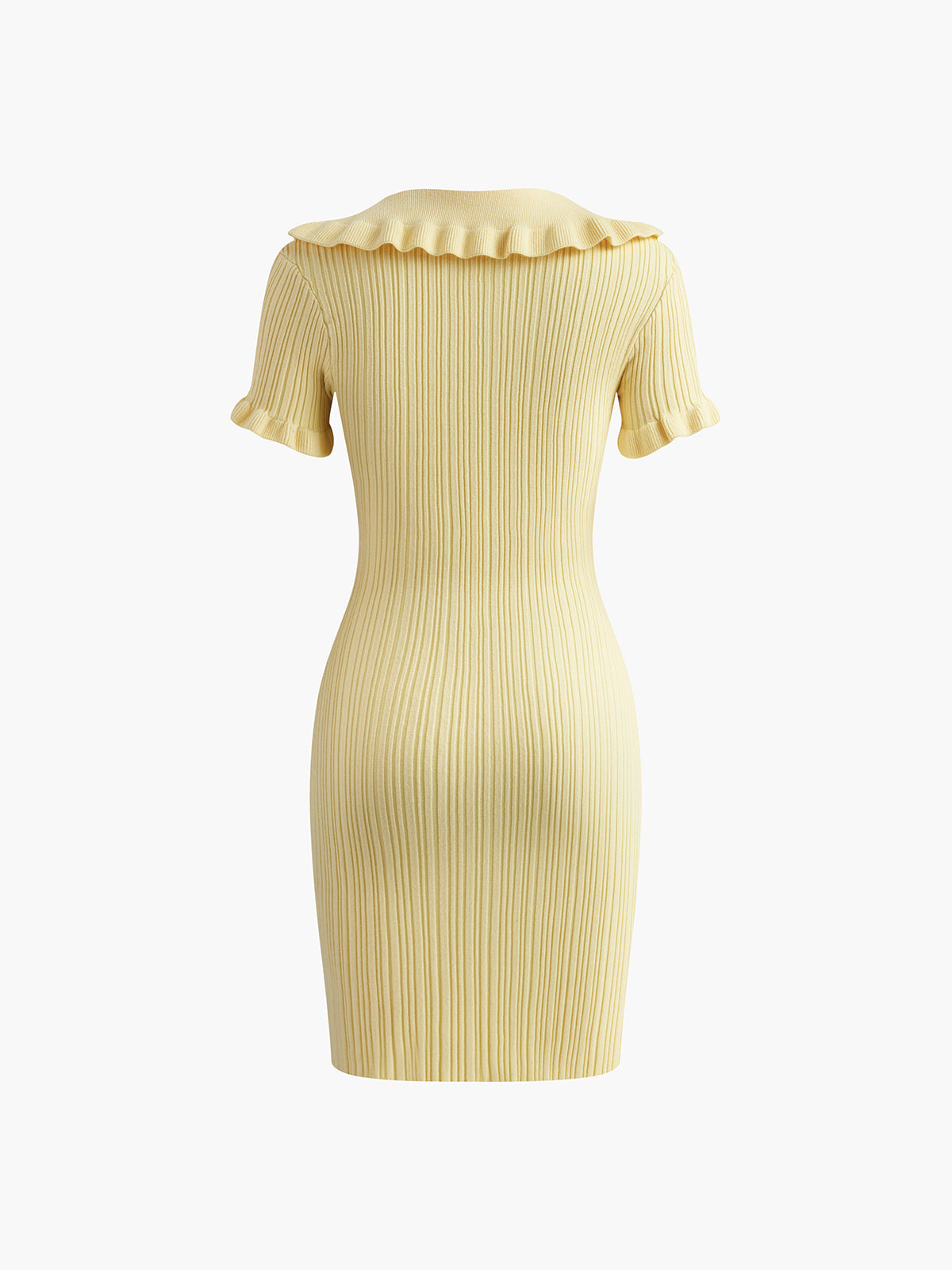 Clara | Elegantes kurzärmeliges Kleid mit Metallknopf