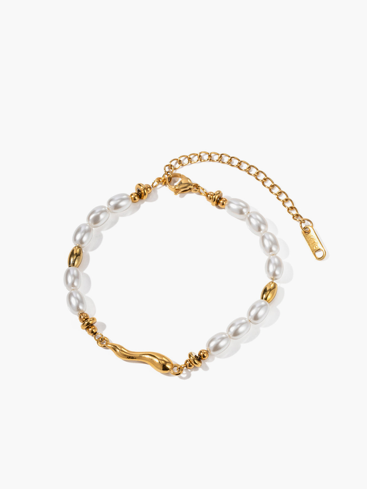 Clara | Golden Ripple Perlenarmband