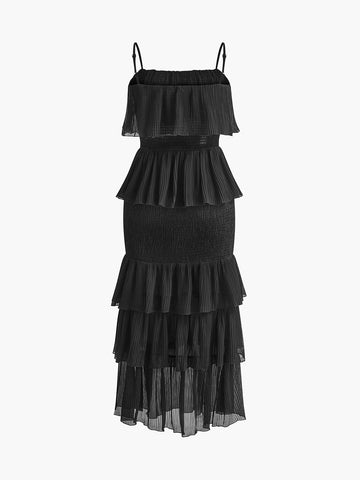 Mia | Freizeit-Rüschencami-Kleid