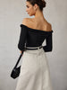 Anna | Elegantes Cold Shoulder T-Shirt