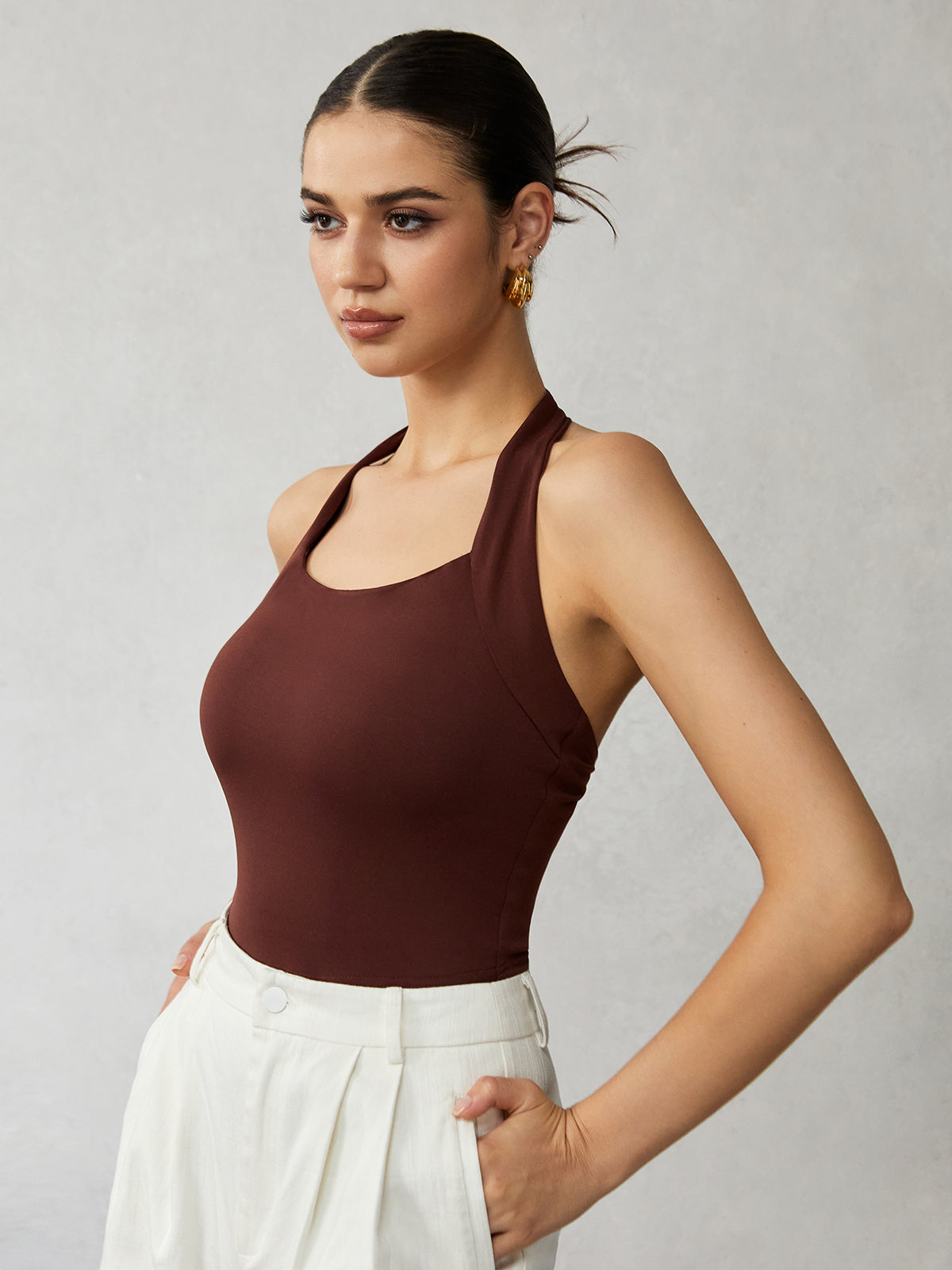 Lena | Stilvolles Halter-Tank-Top