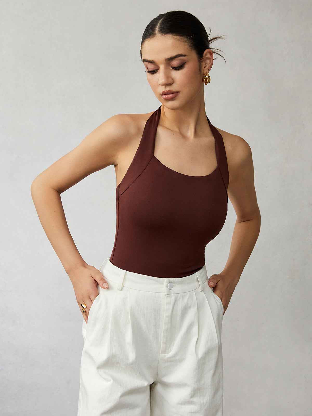 Lena | Stilvolles Halter-Tank-Top