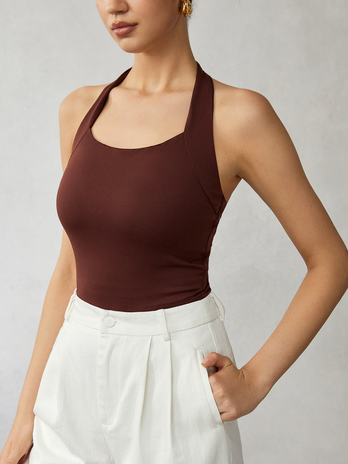 Lena | Stilvolles Halter-Tank-Top
