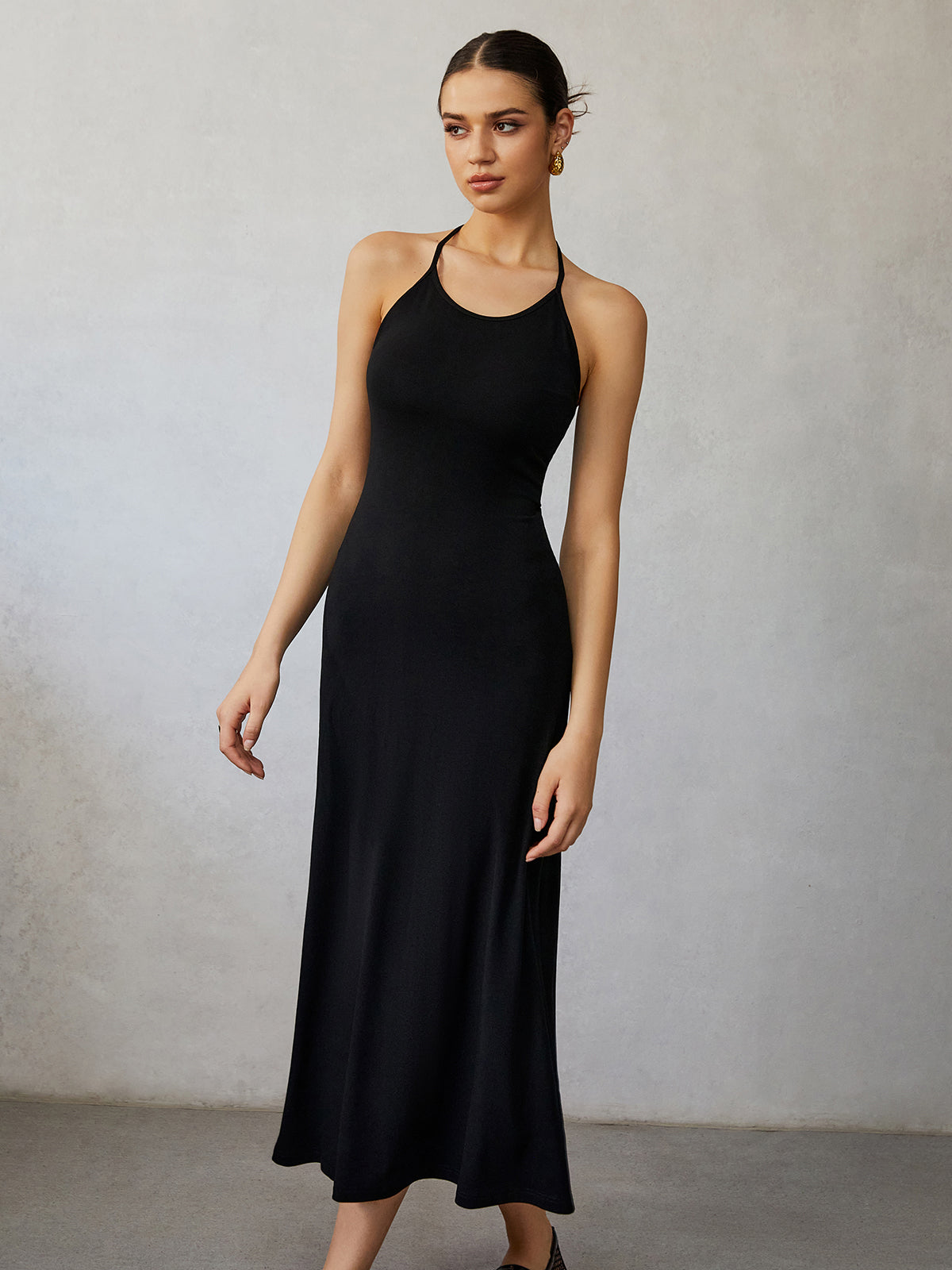 Mia | Halterloses Midi-Kleid