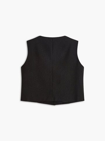 Eleganz und Komfort | Pockets Golden Button Weste