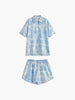 Anton | Kurzes Druckknopf-Shorts Set