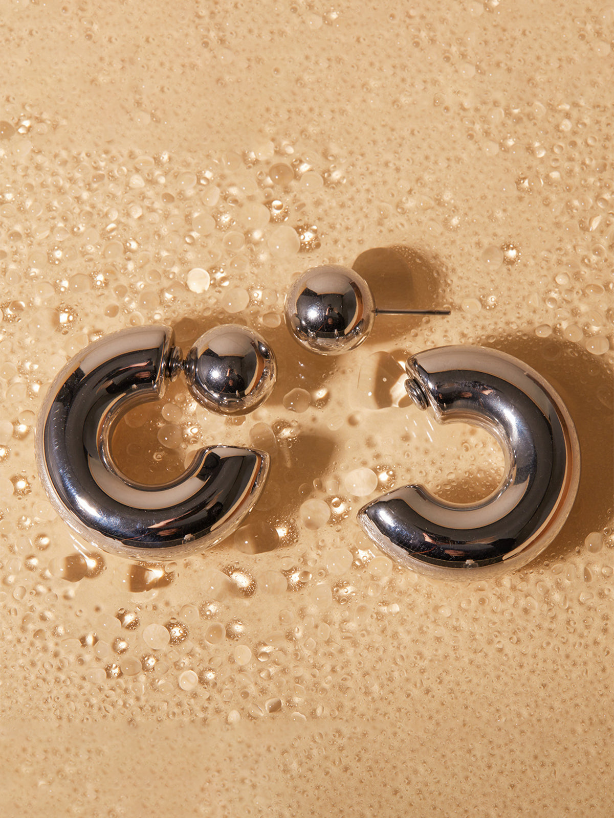 Sophie | Elegante C-förmige Ohrringe