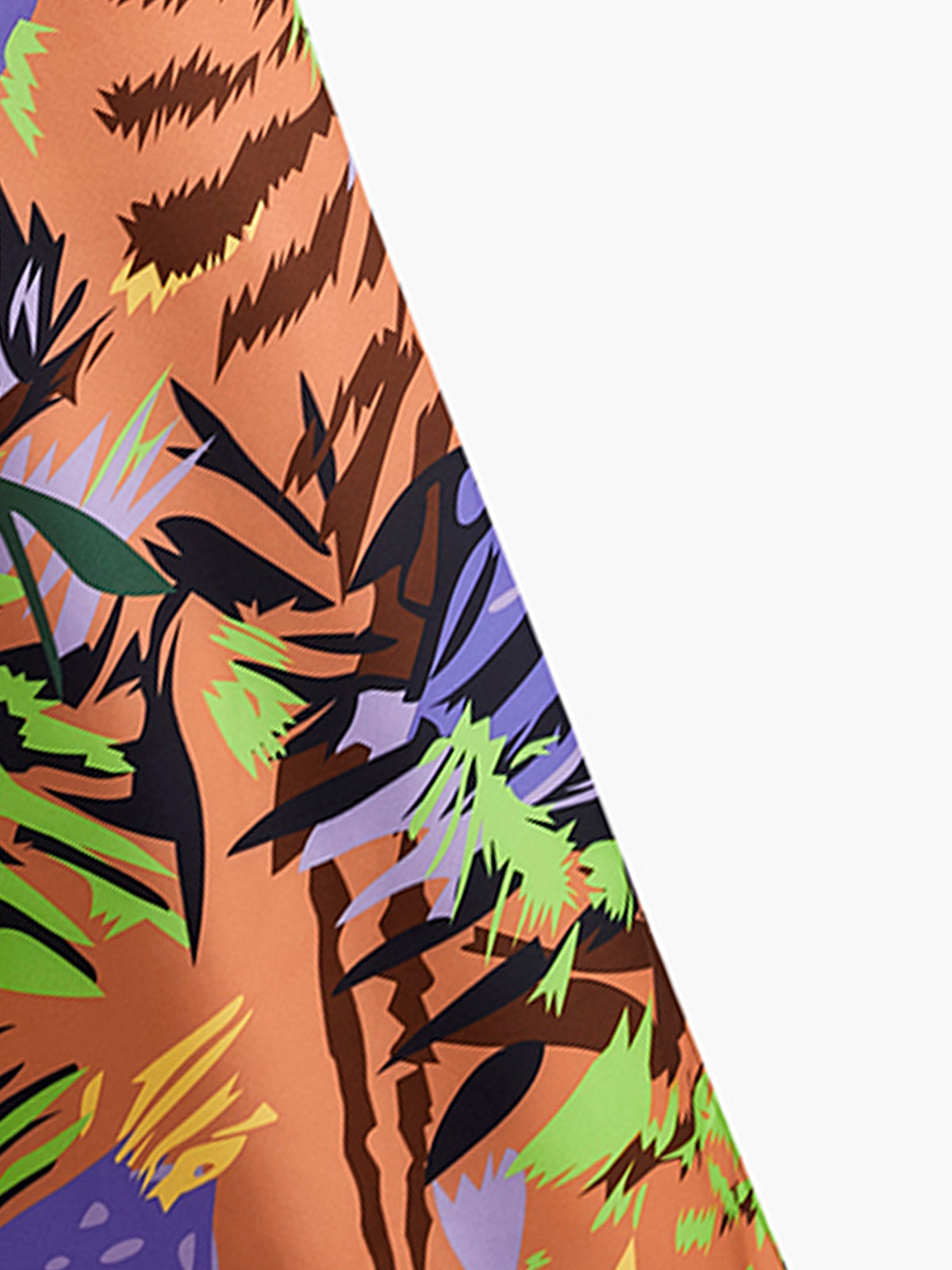 Clara | Druck-Cutout Reißverschluss Kleid